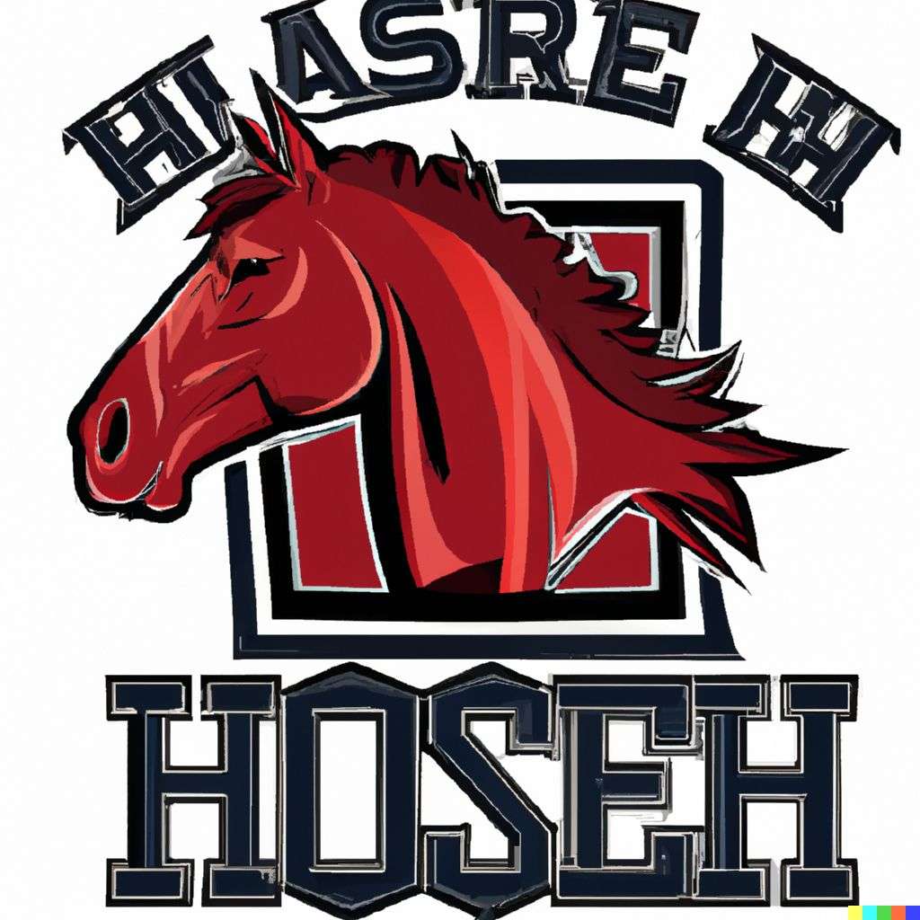 a horse, NHL team emblem design